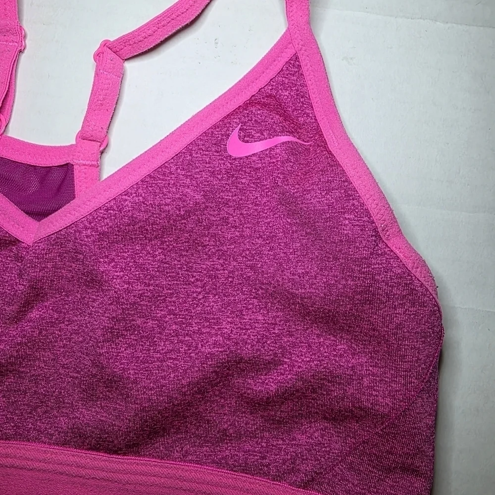 Nike Pink Sports Bra Sz M